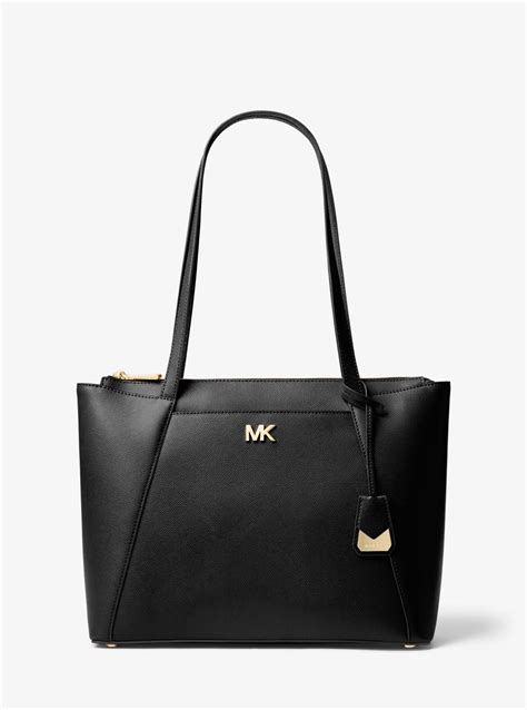 michael michael kors maddie leather tote bag|Michael Kors bag tote sale.